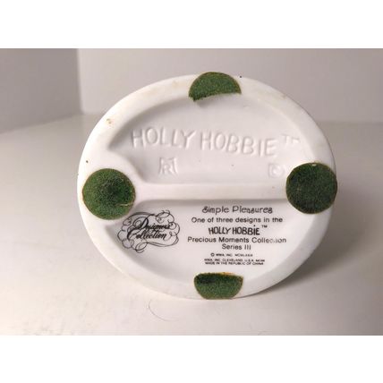 Holly Hobbie Adorable Simple Pleasures Figurine Precious Moments Series III VTG