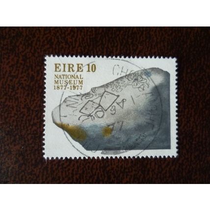 Ireland 1977 Centenary of National Museum 10p fine used stamp SG405 Prehistoric