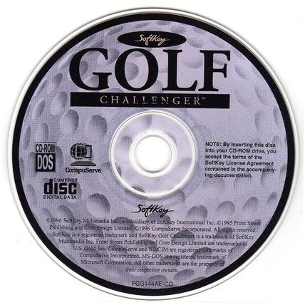 GOLF Challenger (PC-CD, 1996) for DOS - New CD in SLEEVE