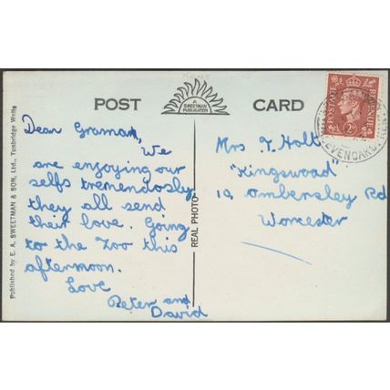 Wrotham Church, Kent, 1952 - Sweetman RP Postcard