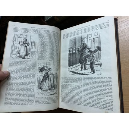 JAN-DEC 1866 "THE LEISURE HOUR" BOUND ISSUES ILLUSTRATED ANTIQUE BOOK (P8)