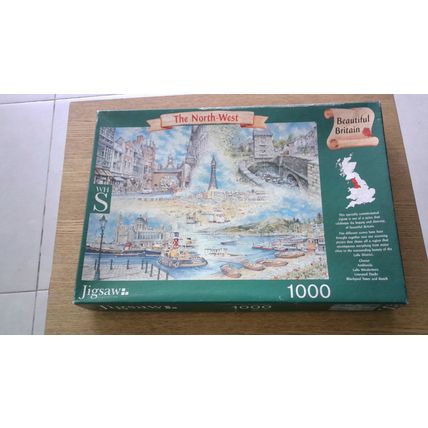 BEAUTIFUL BRITAIN: THE NORTH-WEST Jigsaw Puzzle (1000 Piece) W H Smith