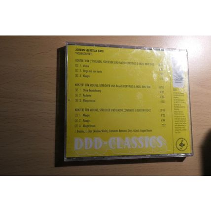 Johann Sebastian Bach - Violinkonzerte CD (1988) NEW.