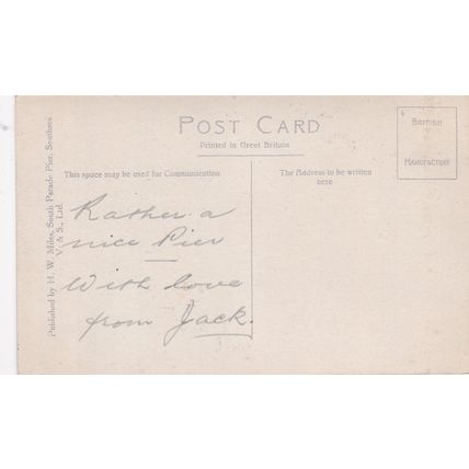 EC240 SOUTHSEA - SOUTH PARADE PIER . RP POSTCARD