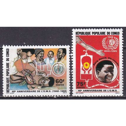 Congo N° 851/52 YVERT NEUF ** ( MNH )