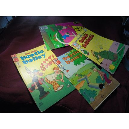 BEETLE BAILEY Bronze Age Lot! 50% OFF! $18.00 Shipped! These four issues range