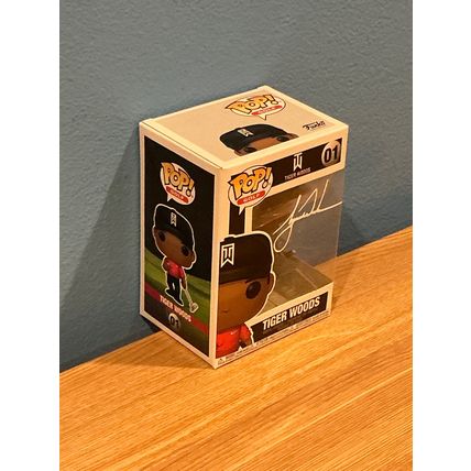 Funko Pop! Golf - Tiger Woods #01 Facsimile Laser Autographed (Box & Protector)