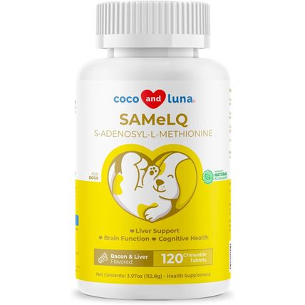 Same for Dogs - 120 Chewable Tablets - S-Adenosyl-L-Methionine, Liver Supplement