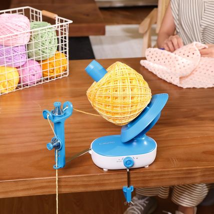 Caydo Electric Yarn Winder Pro, 10Oz Large Automatic Ball Winder for Crocheting,
