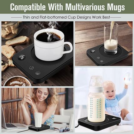 Mug Warmer, Coffee Mug Warmer with 3-Temp Settings, Coffee Warmer with 2-12H Tim
