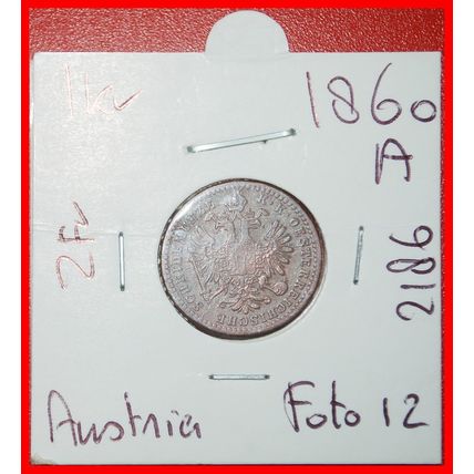 Ⰶ EAGLE (1858-1891): AUSTRIA ★ 1 KREUZER 1860A! IN HOLDER!★LOW START★NO RESERVE