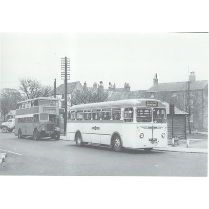 COACH 1956 LELAND TIGER CUB / 1945 BRISTOL K6A 1994 INC. UK POST