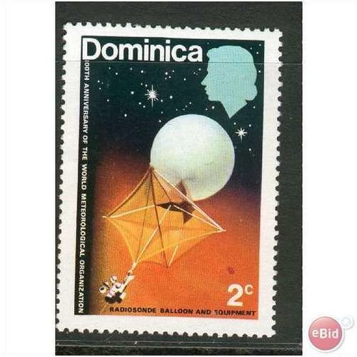 Dominica stamps 1973 - SG 375 - 100th anniv IMO/WMO