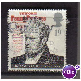 1995 GB SIR ROWLAND HILL F/U SG1887