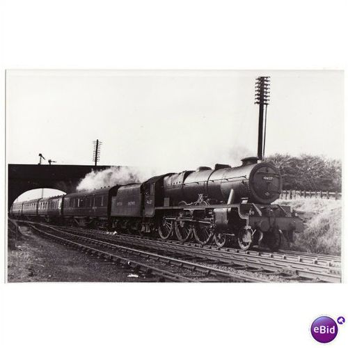 Railway Photo LMS Royal Scot 46127 GAYTON 1950 BR 4-6-0 Loco Old Contemptibles