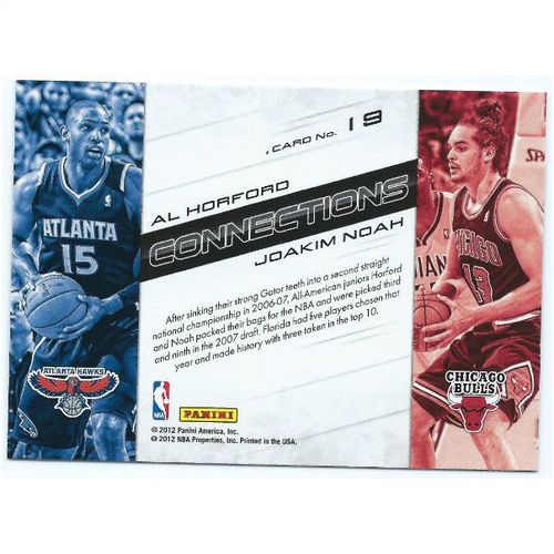 2012-13 Prestige Connections - #19 - Al Horford/Joakim Noah