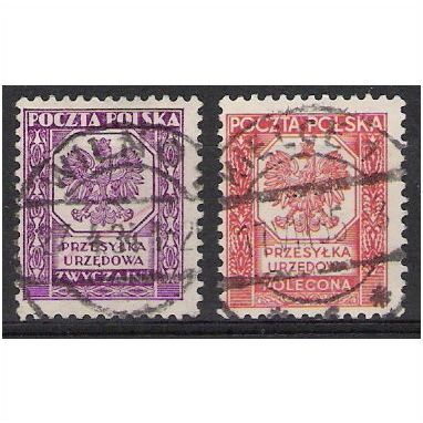 Di Mi 17/8: Official Stamps for Ordinary and Registered Mail.
