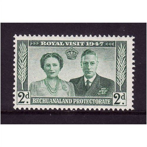 BECHUANALAND 1947 SG 133 2d GEORGE VI AND QUEEN ELIZABETH U/M MINT