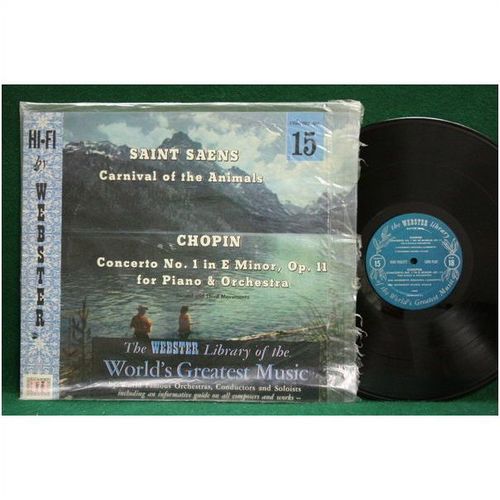 Unknown - Saint-Saens: Carnival/Chopin: Con. No. 1 - Webster Vol. 15 - NM