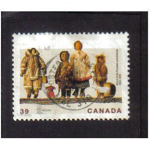 1990 canada american and inuit dolls 39c f/u sg1385