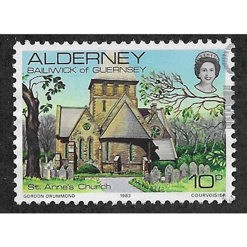 ALD 1983 10P 'AT ANNES CHURCH' FINE USED (EBID52-808)