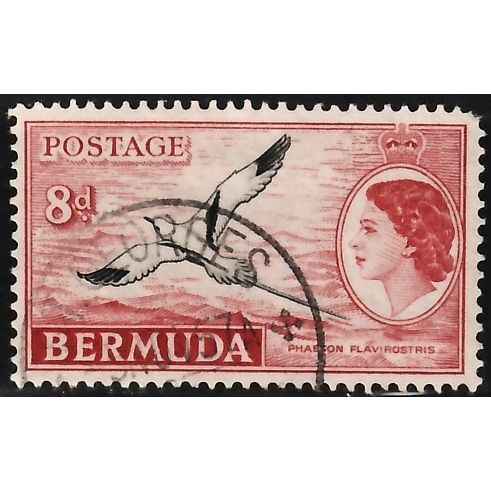 Bermuda, 1953-58 8d White-tailed Tropic Bird, SG 143a (Scott #153), used