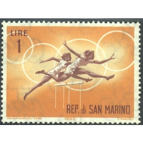 San Marino 1963 - SG721 - L1 - Hurdling - MH