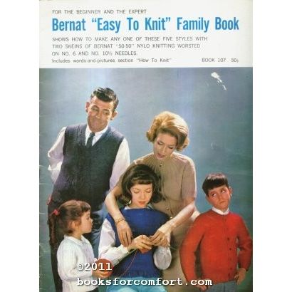 Bernat Easy to Knit Family Book No 107