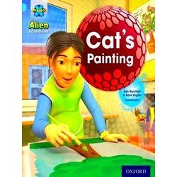 Proj X Alien Ad Blue Cats Painting