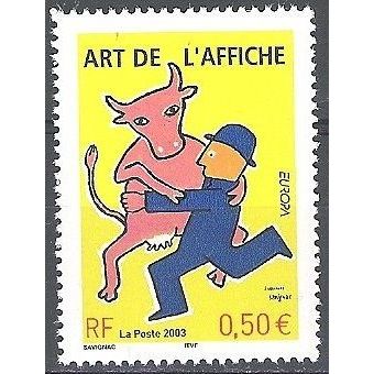 France 2003 Michel 3694 Neuf ** Cote (2008) 1.50 € Europa CEPT Bal de affiches