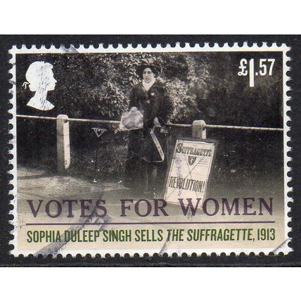 GB 2018 Votes for Women - Sophia Singh Sells "The Suffragette", 1913 £1.57 Used
