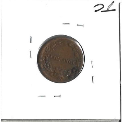 1863 US Civil War Token Exchange AU Rare!