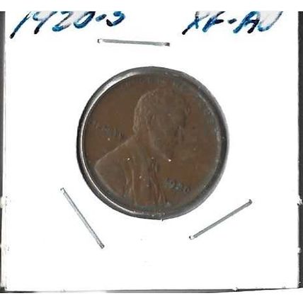 1920-S US Lincoln Cent XF/AU