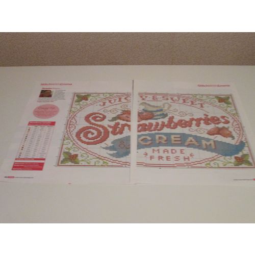 STRAWBERRY SAMPLER - CROSS STITCH CHART