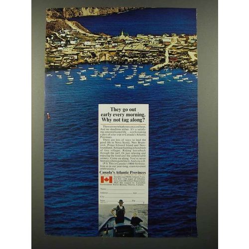 1967 Canada's Atlantic Provinces Ad - They Go Out Every Morning