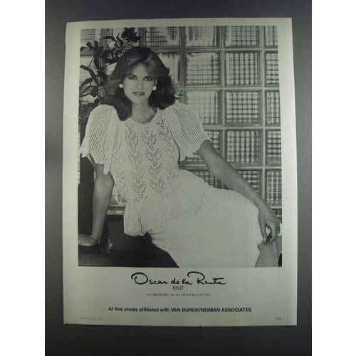 1982 Oscar de la Renta Fashion Ad