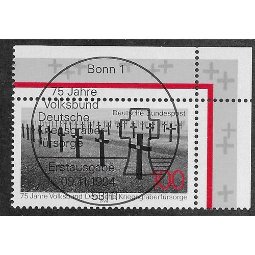 GER 1994 100pf 'PRESERVATION OF GRAVES ABROAD' FINE USED (EBID55-524)