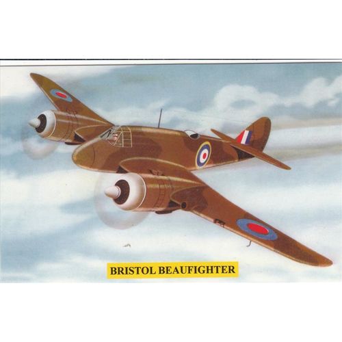 Artist Drawn Bristol Beaufighter Military Aircraft Postcard (AM1846)