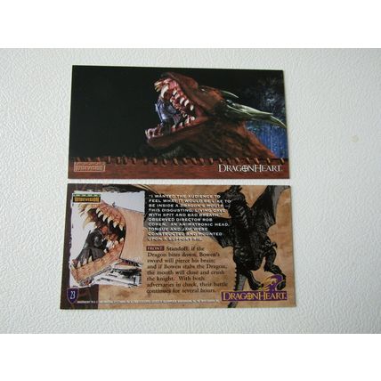 Topps 1996 Dragonheart Widevision Cards Card Variants (e31)