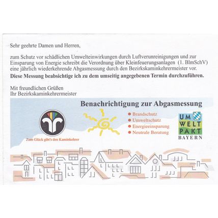 Germany 2004 Bernhard Rehm Advertising Postcard typed VGC