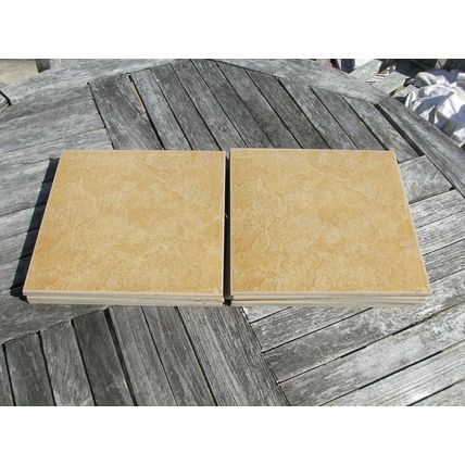 Qty 11 of Sandy Brown colour Tiles 30cm by 30cm Bathroom Kitchen