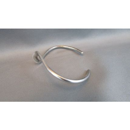 Vintage Sterling Silver Twist Bracelet By Navajo Artist D/L Garcia DAVID GARCIA