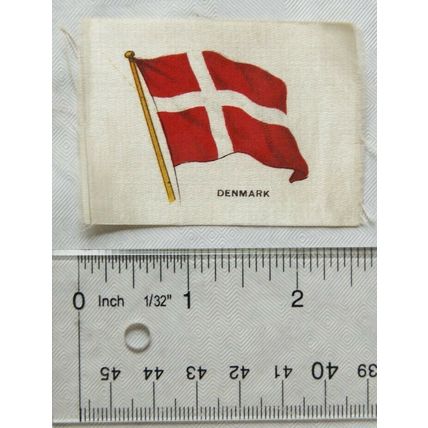 Cigarette silk - flag of Denmark