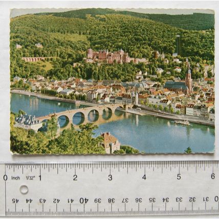 1972 Postcard Heidelberg, Germany