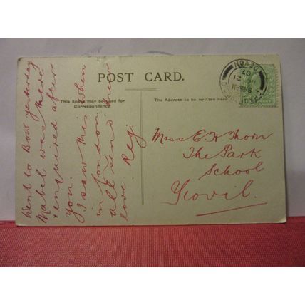 MARBLE ARCH, LONDON used antique postcard 1907 pm =