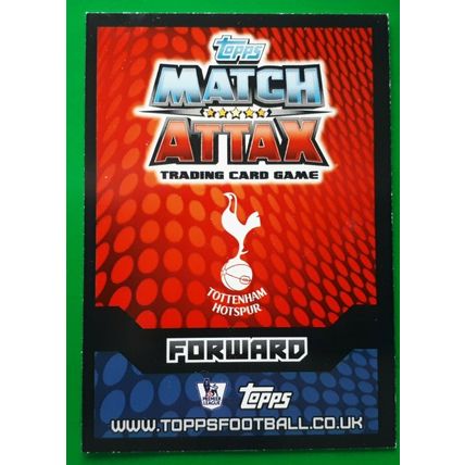 HARRY KANE TOTTENHAM - ROOKIE - TOPPS MATCH ATTAX 2014/15 No 322