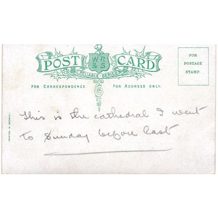 St Giles' Cathedral - Edinburgh - WR & S Postcard Unposted