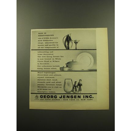 1959 Georg Jensen Inc. Advertisement - Now in Westchester
