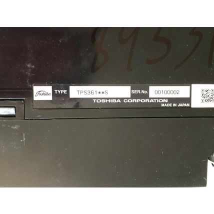 TOSHIBA TPS361**S POWER SUPPLY,PROSEC T3, 120 / 240 VAC VOLTAGE PS361,CF