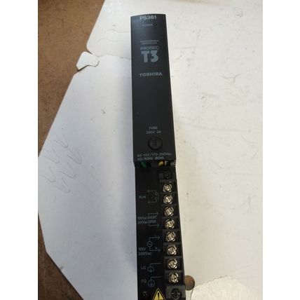 TOSHIBA TPS361**S POWER SUPPLY,PROSEC T3, 120 / 240 VAC VOLTAGE PS361,CF